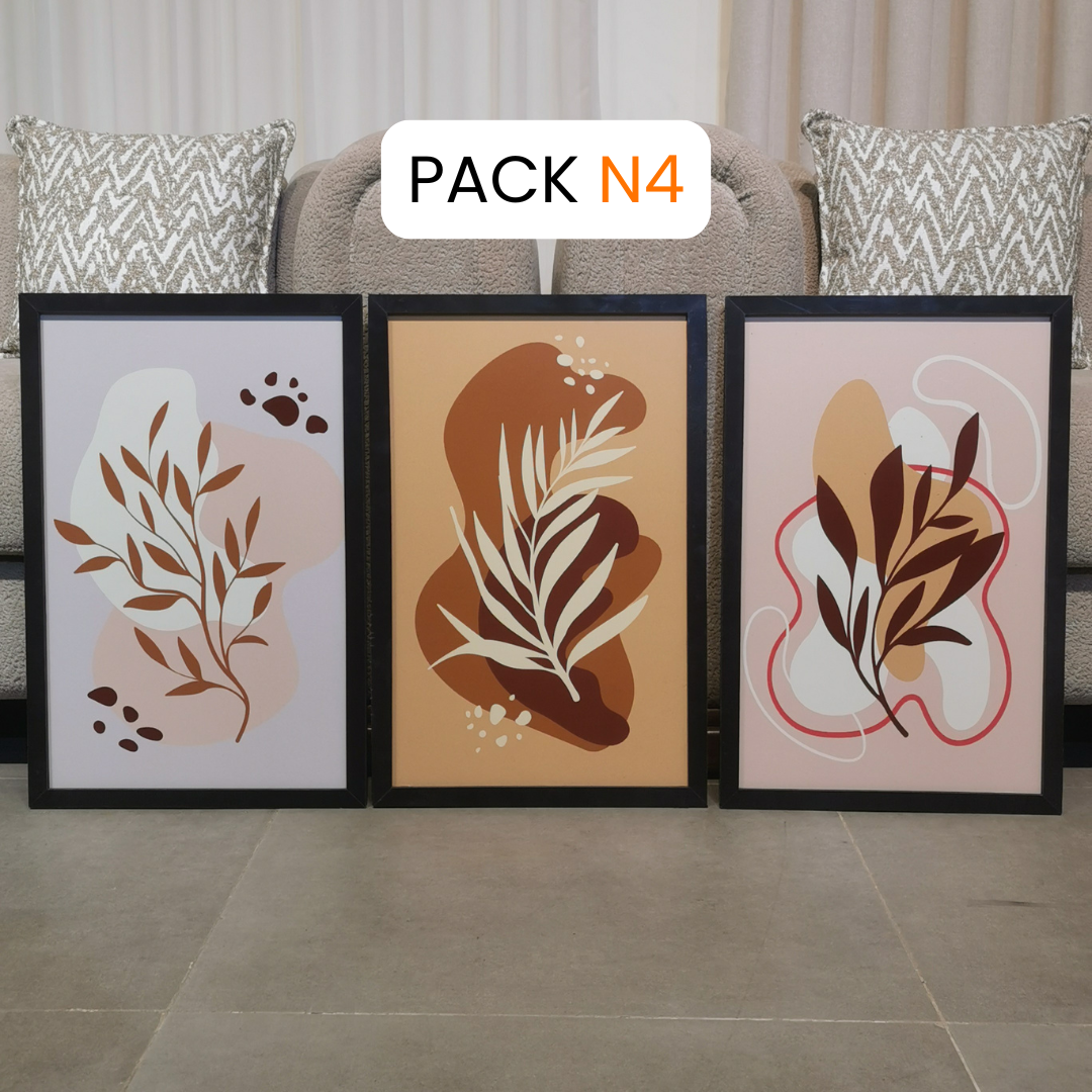 باك 3 لوحات.. تبدل جو المكان 180 درجة (40cm x 60cm)