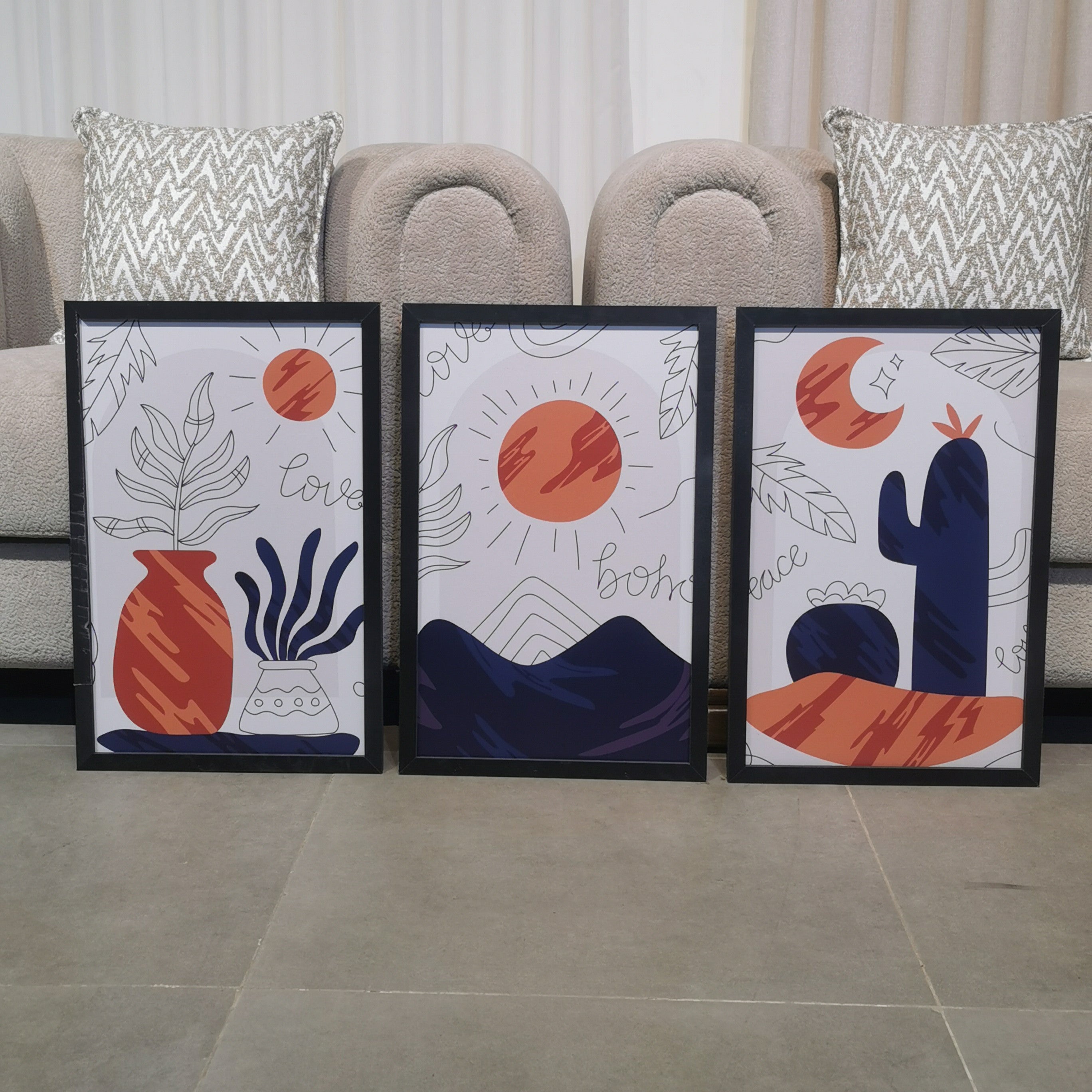 لوحات وهج الغروب