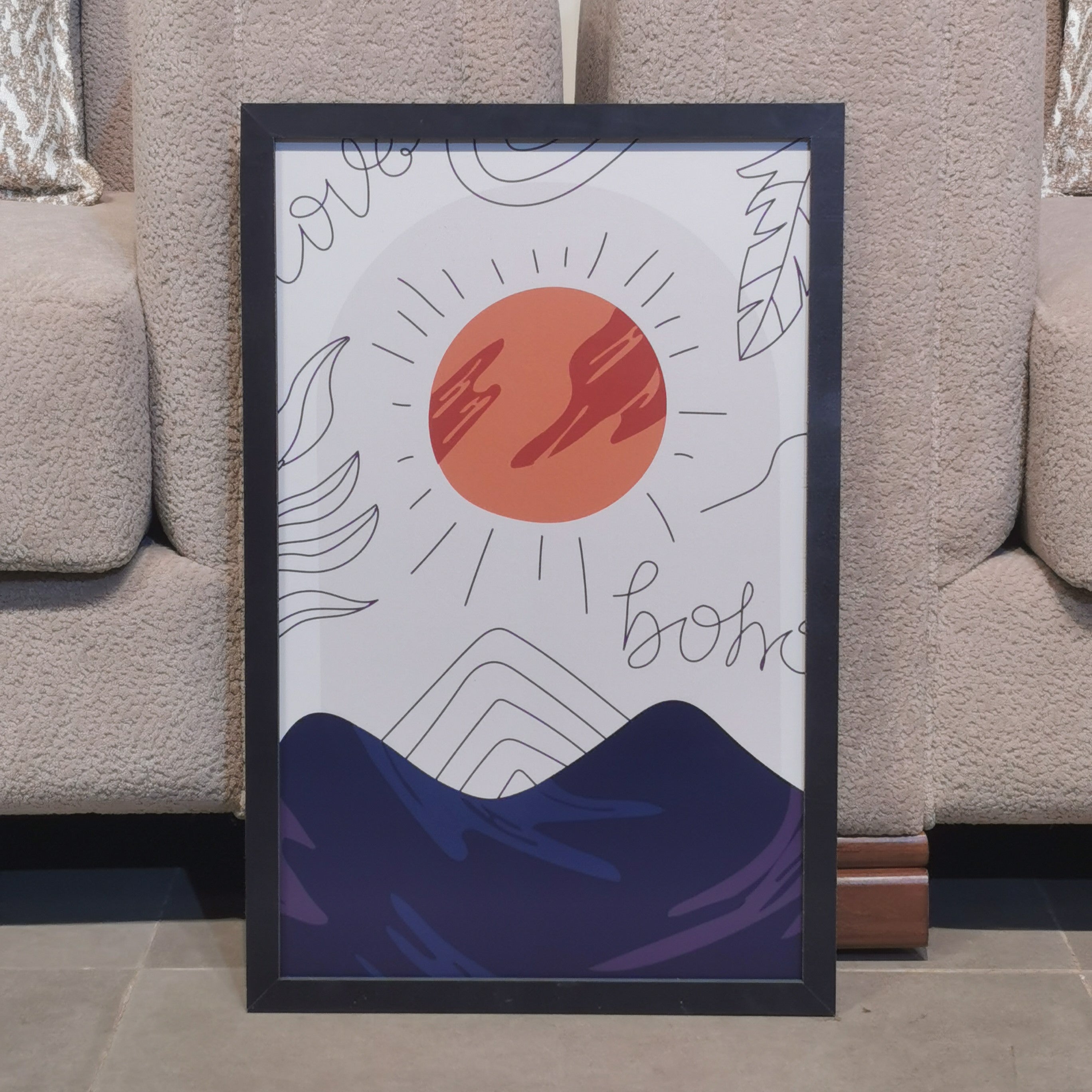 لوحات وهج الغروب