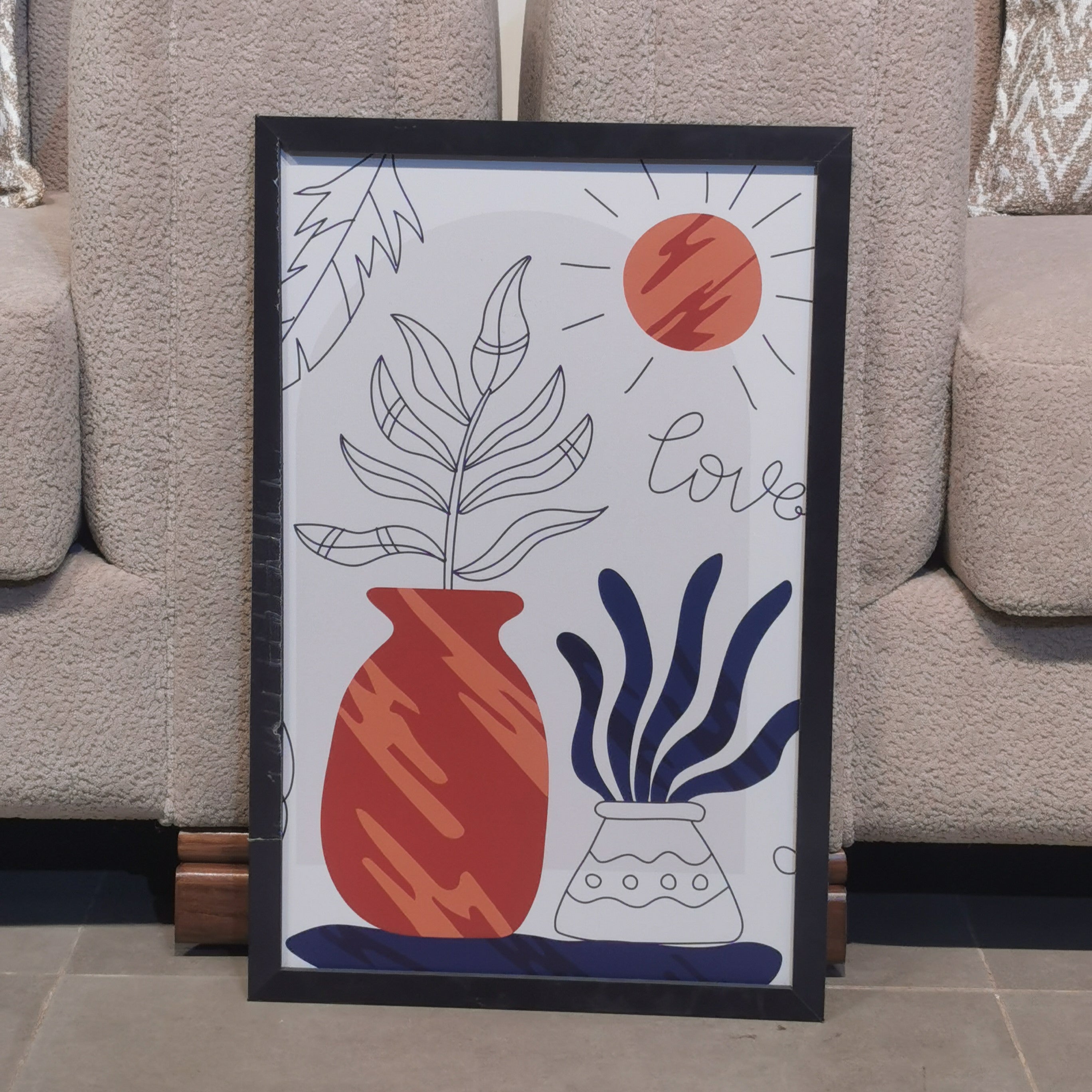 لوحات وهج الغروب