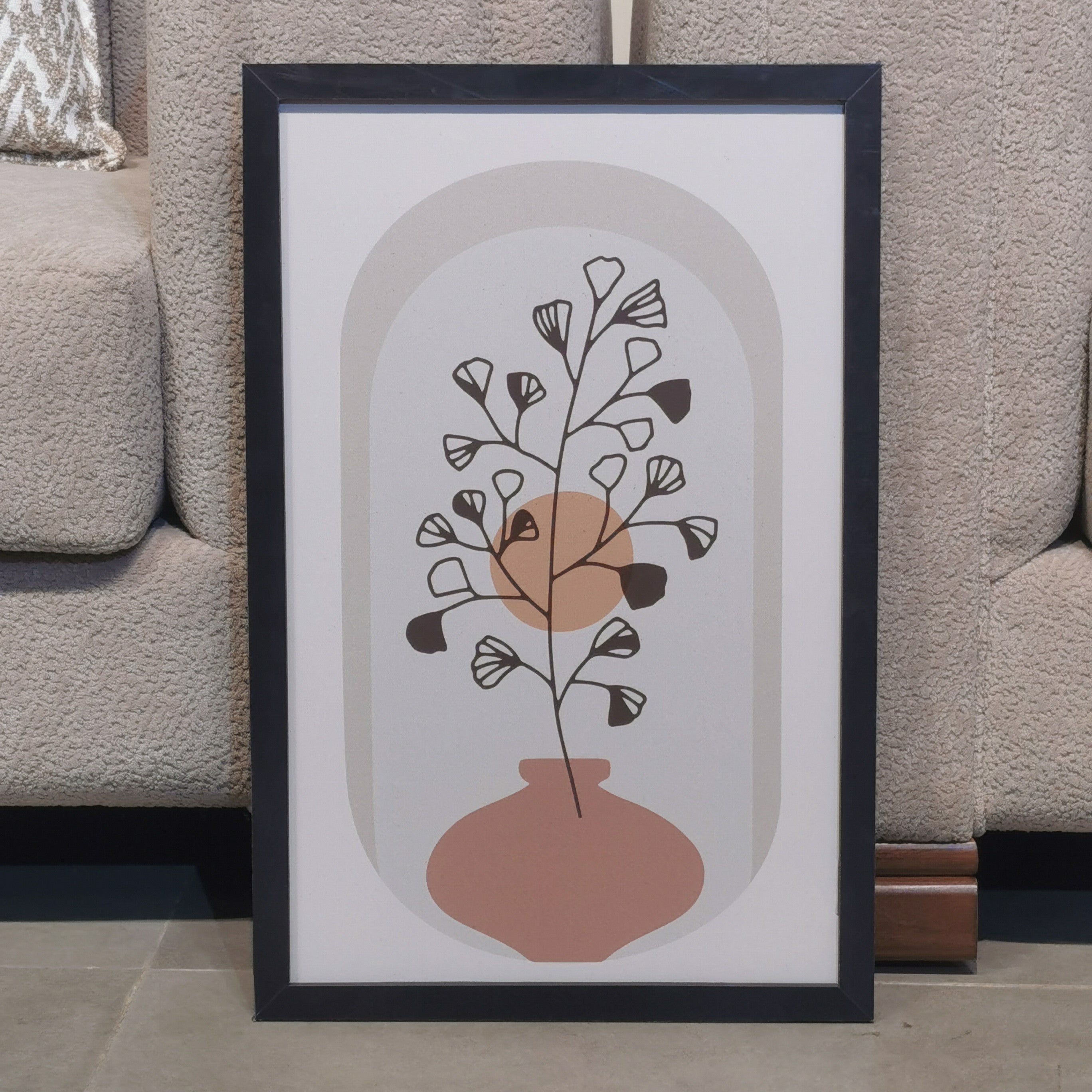 لوحات ظلال الأقواس والنخيل