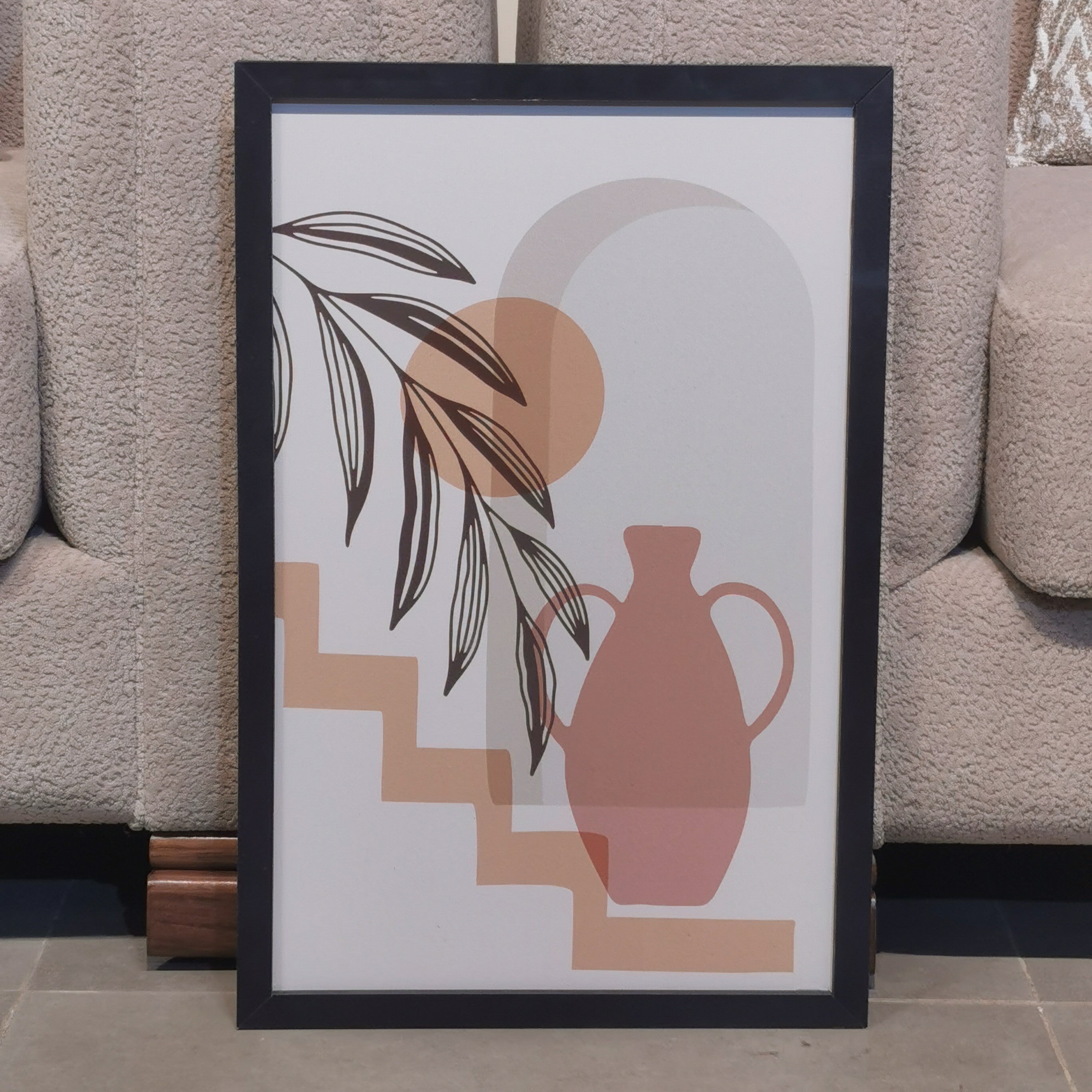 لوحات ظلال الأقواس والنخيل