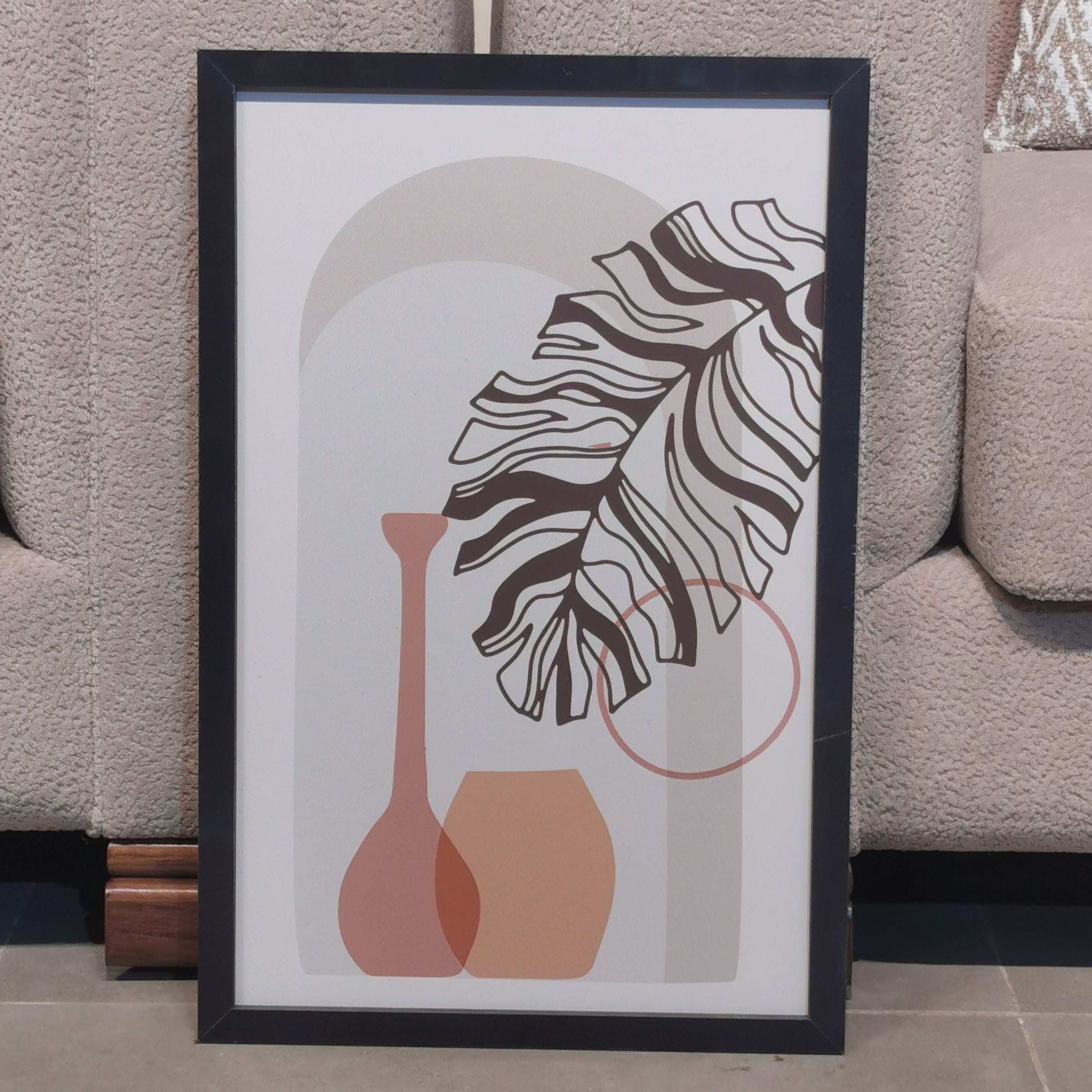 لوحات ظلال الأقواس والنخيل